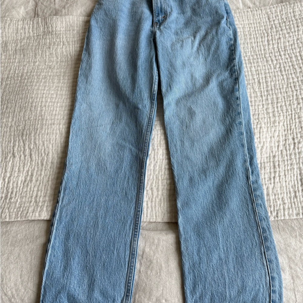 Abercrombie & Fitch Blue Straight Leg Jeans Classic Style